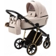 Детская коляска Adamex Belissa Special Edition 3 в 1 B-PS560 (СВ.БЕЖ ЗОЛОТ.РАМ)