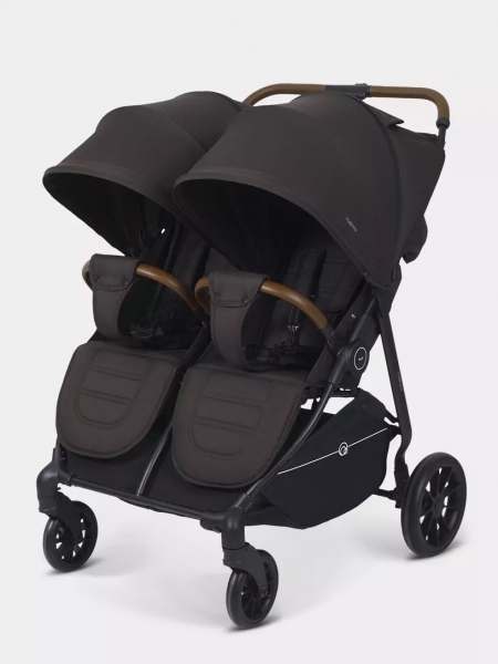 Коляска прогулочная для двойни Rant Twinny Chocolate 2025