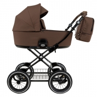 Коляска 2 в 1 Roan Bass Next Classic 2.0 / колеса d12, Mocha Mousse