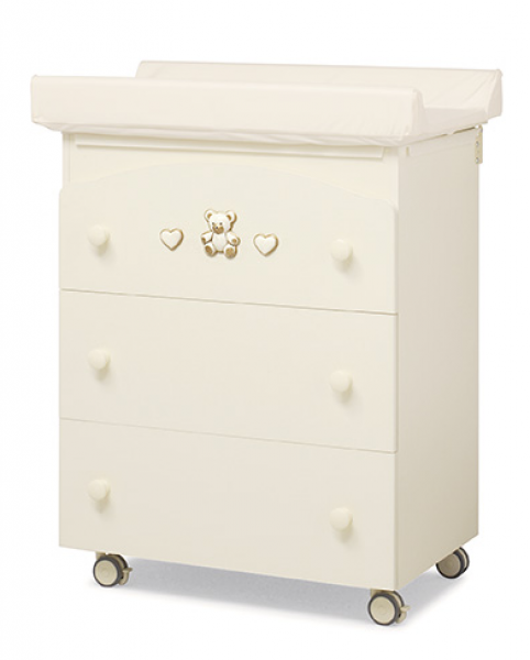 Пеленальный комод Erbesi Tippy Jolie слоновая кость
