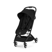 Прогулочная коляска Cybex Orfeo BLK Magic Black с дождевиком и бампером 2026