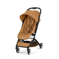Прогулочная коляска Cybex Orfeo BLK Cinnamon Yellow с дождевиком и бампером 2026