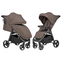 Прогулочная коляска Carrello Bravo CRL-8512 PU Coffee Beige