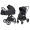 Коляска 2 в 1 Carrello Ultra F CRL-6557 / 2026, Basalt Black