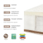 PLITEX Матрас в кроватку Orto Sleep (160х80х15см)