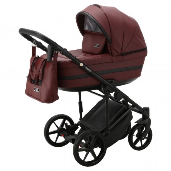 Детская коляска Adamex Rimini Deluxe 2 в 1 RI-222 БОРДОВЫЙ