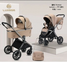 Коляска детская Luxmom 777 Fantis 2 в 1 бежевый хаки
