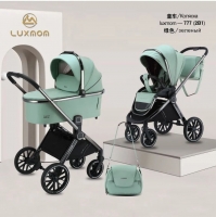 Коляска детская Luxmom 777 Fantis 2 в 1 зеленый 