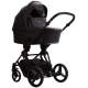 Детская коляска Bebetto Monti Pro 2 в 1 01 Dark (черная кожа)