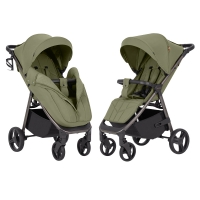Коляска прогулочная Carrello Bravo CRL-8512 PU, Bergamot Green 2026 (Зеленый)