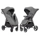 Коляска прогулочная Carrello Bravo CRL-8512 PU, Metal Grey 2026 (Серый)