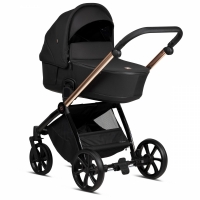 Коляска 3 в 1 Tutis Mio 3+ Essential Black, Rose Gold (292)