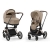 Коляска 2 в 1 Cybex Priam IV Chrome Brown complete Cozy Beige