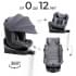 Автокресло Agex Drive i-Fix (0-36 кг), Grey (Серый)