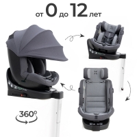 Автокресло Agex Drive i-Fix (0-36 кг), Grey (Серый)