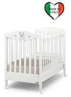 Детская кровать Erbesi Lucky белый/песочный