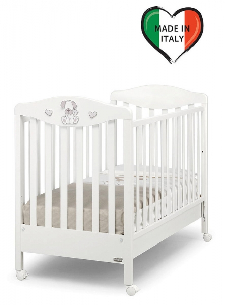 Детская кровать Erbesi Lucky белый/песочный