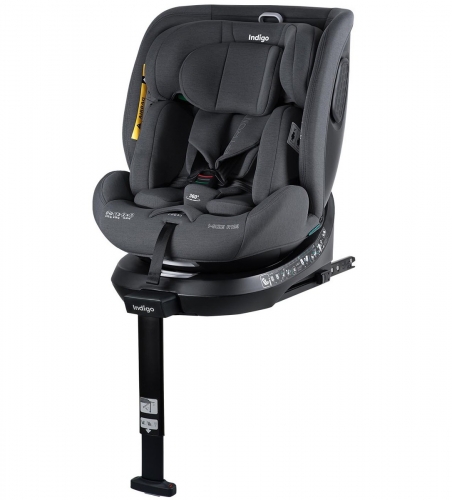 Автокресло Indigo E-Tron i-size isofix серый