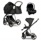 Детская коляска Roan Sol 2.0 Vintage Luxury 3 в 1 с автокреслом Tutis Elo Lux EduSky Black Pixel/Dark (PIX/55/D)
