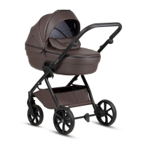 Коляска 2 в 1 Tutis Uno 6+ Leather Collection, Cioccolata (177)