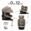 Автокресло Agex Drive i-Fix (0-36 кг), Luxury Beige (Бежевый)