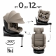 Автокресло Agex Drive i-Fix (0-36 кг), Luxury Beige (Бежевый)