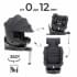 Автокресло Agex Drive i-Fix (0-36 кг), Platinum Grey (Темно-серый)