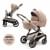 Коляска 2 в 1 Agex Prima Pro 2025, Beige (Бежевый)