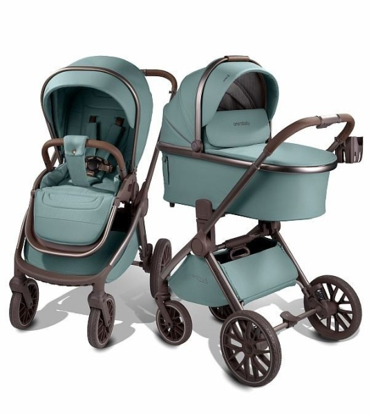 Детская коляска AmaroBaby Motus Premium Ecco Exclusive 2 в 1 лагуна