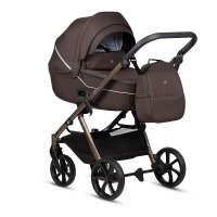 Коляска 2 в 1 Noordi Fjordi V.2 Essential Collection 2027, Dark Brown 1642627 (Тёмно-коричневый)