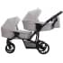 Детская коляска для двойни Bebetto 42 2 в 1 23 св.серый