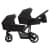 Детская коляска для двойни Bebetto 42 Pro 2 в 1 24 черный