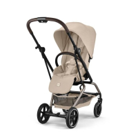 Прогулочная коляска Cybex Eezy S Twist+ 2 TPE Almond Beige с дождевиком и бампером 2026