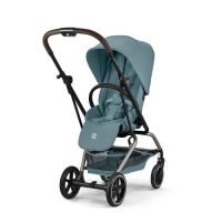 Прогулочная коляска Cybex Eezy S Twist+ 2 TPE Stormy Blue с дождевиком и бампером 2026
