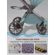 Детская коляска AmaroBaby Motus Premium Ecco Exclusive 2 в 1 лагуна