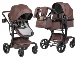 Коляска-трансформер Farfello Aimile Original Autumn AA-7 шоколадный
