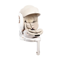 Автокресло детское Welldon SMARTURN AIR 0-25 i-Size 40-125см (Ivory) молочный