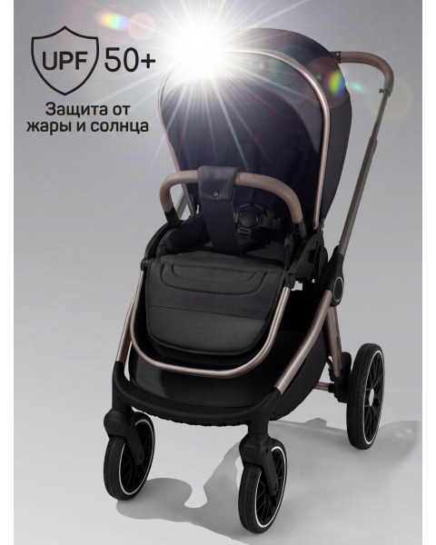 Детская коляска AmaroBaby Motus Premium Ecco Exclusive 2 в 1 черный