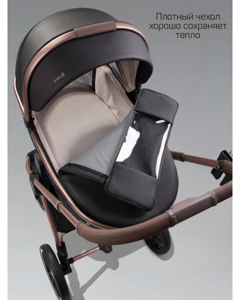 Детская коляска AmaroBaby Motus Premium Ecco Exclusive 2 в 1 черный