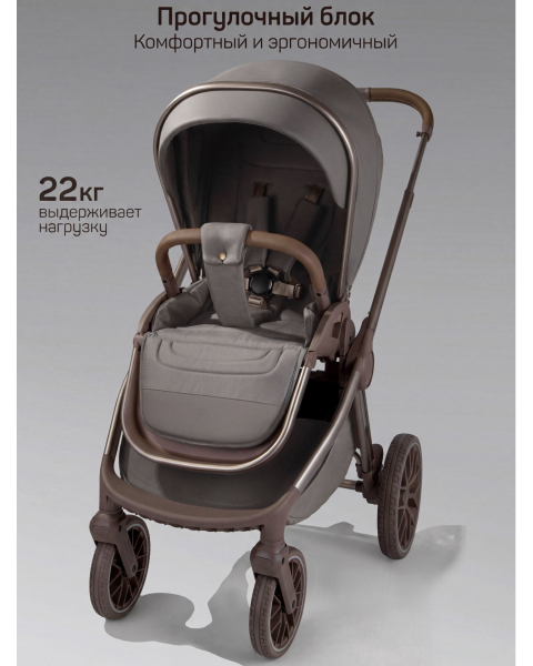 Детская коляска AmaroBaby Motus Premium Ecco Exclusive 2 в 1 серый