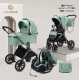 Коляска детская Luxmom 777 Fantis 3 в 1 зеленый 