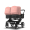 Коляска 2 в 1 Bugaboo Donkey 5 Twin шасси Graphite Midnight black/Morning pink