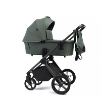 Коляска детская Peppy Monaco 2 в 1 Oliva Green (зеленый), рама серая 2026