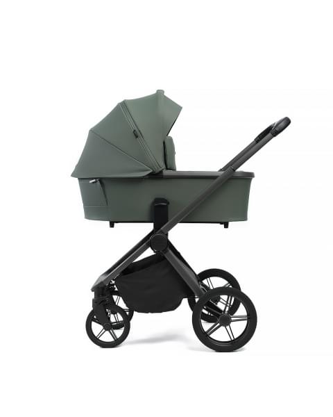 Коляска детская Peppy Monaco 2 в 1 Oliva Green (зеленый), рама серая 2026