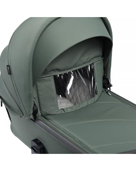 Коляска детская Peppy Monaco 2 в 1 Oliva Green (зеленый), рама серая 2026