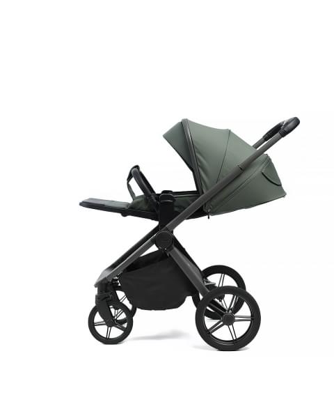 Коляска детская Peppy Monaco 2 в 1 Oliva Green (зеленый), рама серая 2026