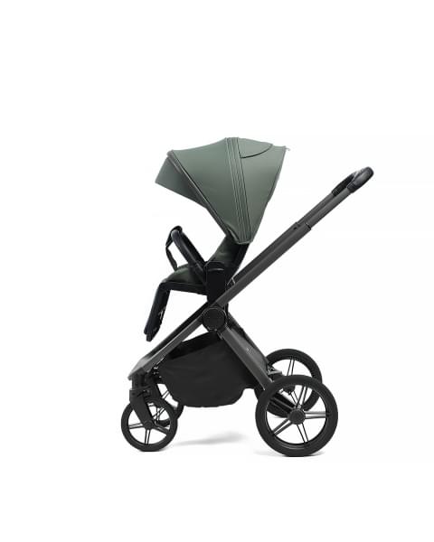 Коляска детская Peppy Monaco 2 в 1 Oliva Green (зеленый), рама серая 2026