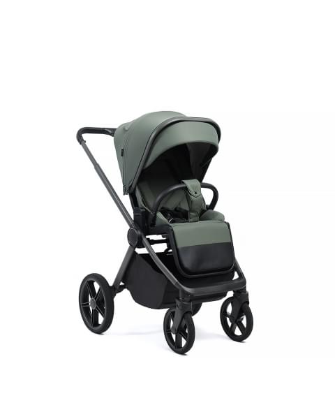 Коляска детская Peppy Monaco 2 в 1 Oliva Green (зеленый), рама серая 2026