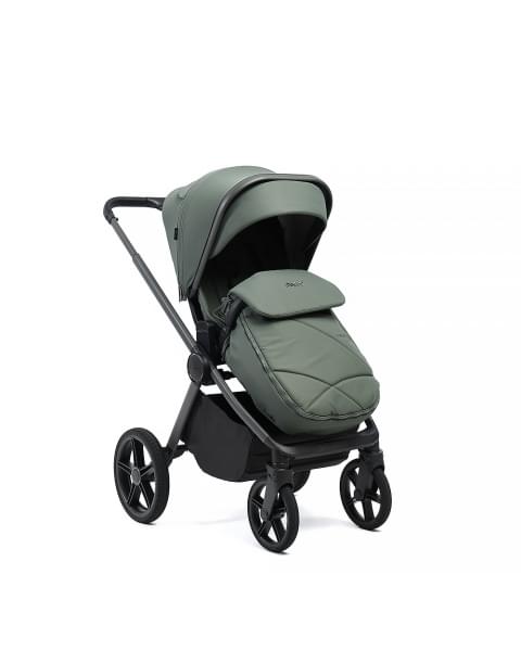 Коляска детская Peppy Monaco 2 в 1 Oliva Green (зеленый), рама серая 2026