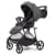 Коляска прогулочная Peppy Amici, Antrazit рама Grey